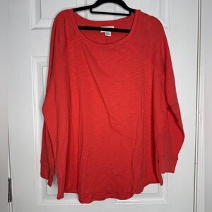 LIZ CLAIBORNE WEEKEND NWT Rose Garden Long Sleeve Top‎ Size 1XL